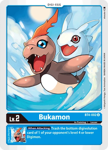 Digimon Karte [BT4-002] Bukamon - Game.kiwi